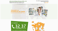 Desktop Screenshot of pharmaciedegardemarseille.com